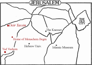 Map of Jerusalem